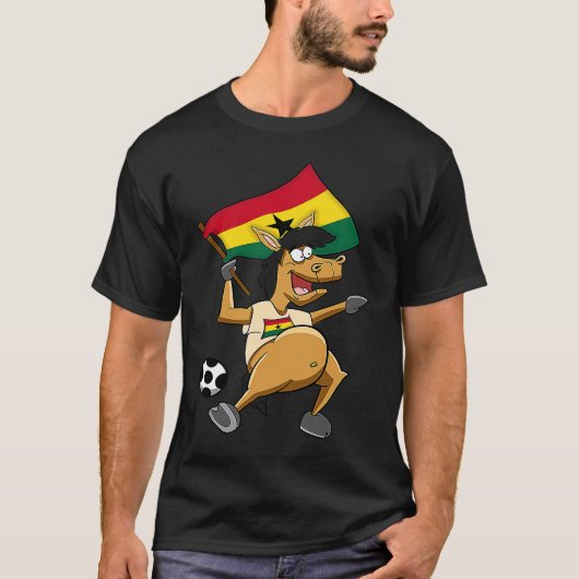 Ghana-Pferd-Fan T-Shirt (Vorderseite)