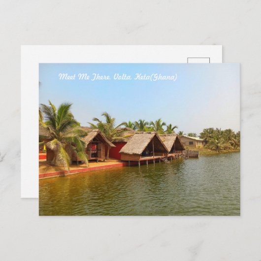 Ghana Postcard Feiertagspostkarte (Vorne/Hinten)