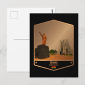 Ghana Postkarte (Vorne/Hinten)