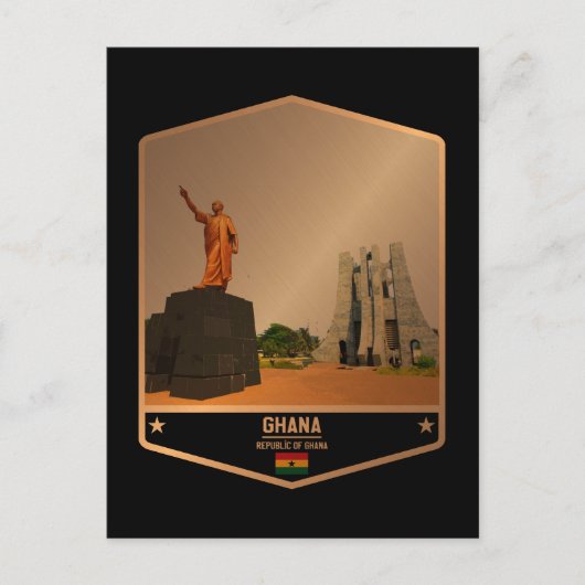 Ghana Postkarte (Vorderseite)