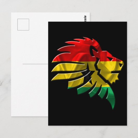 Ghana Postkarte (Vorne/Hinten)