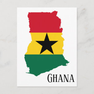 Ghana Postkarte