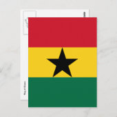 Ghana Postkarte (Vorne/Hinten)