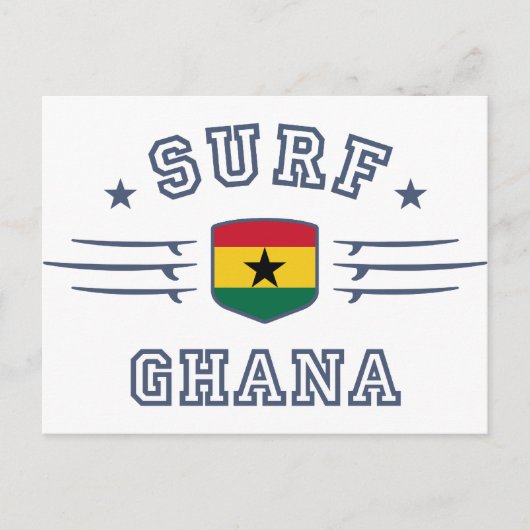 Ghana Postkarte (Vorderseite)
