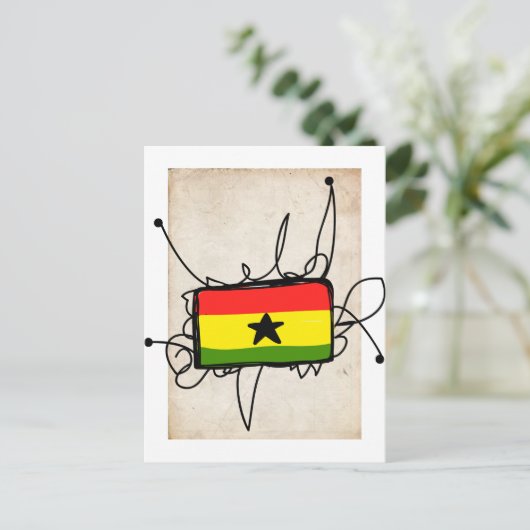 Ghana Postkarte (Stehend Vorderseite)