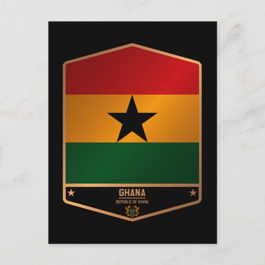 Ghana Postkarte (Vorderseite)