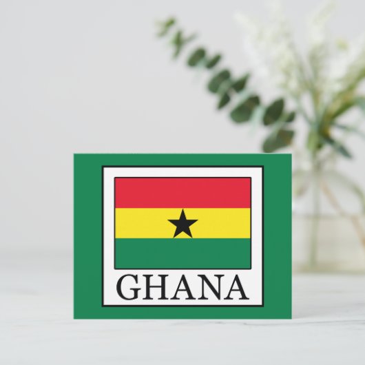 Ghana Postkarte (Stehend Vorderseite)
