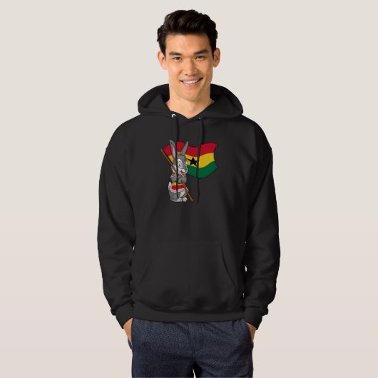 Ghana Rabbit Hoodie (Vorne ganz)