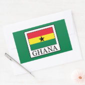 Ghana Rechteckiger Aufkleber (Umschlag)