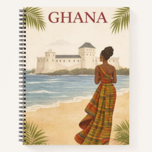 Ghana Reiseheft Notizblock