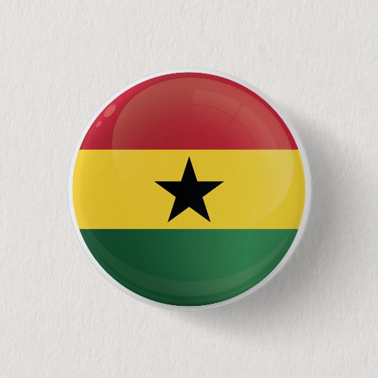 Ghana Round Icon Flag Button (Vorderseite)