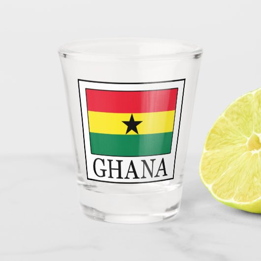 Ghana Schnapsglas (Vorderseite)