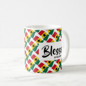 GHANA Seligen Ephesians Scripting Christlich Kaffeetasse (VorderseiteRechts)