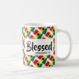 GHANA Seligen Ephesians Scripting Christlich Kaffeetasse
