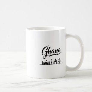 Ghana Skyline Reise Urlaub Outfits Kaffeetasse