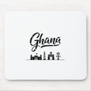 Ghana Skyline Reise Urlaub Outfits Mousepad