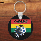 Ghana Soccer Futbol Schlüsselanhänger (Vorderseite)
