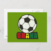 Ghana Soccer Postkarte (Vorne/Hinten)