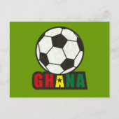 Ghana Soccer Postkarte (Vorderseite)