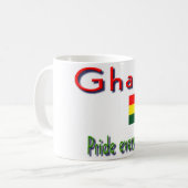 Ghana Stolz Kaffeetasse (Vorderseite Links)
