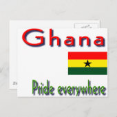 Ghana Stolz Postkarte (Vorne/Hinten)