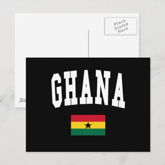 Ghana Style Postkarte (Vorne/Hinten)