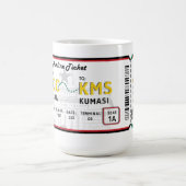 Ghana-Ticket Kaffeetasse (Mittel)