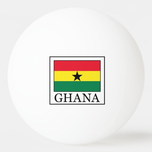 Ghana Tischtennisball (Vorderseite)
