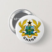 Ghana-Wappen Button (Vorne & Hinten)