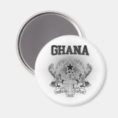 Ghana-Wappen Magnet (Vorderseite/Rückseite)