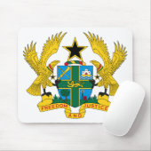 Ghana-Wappen Mousepad (Mit Mouse)