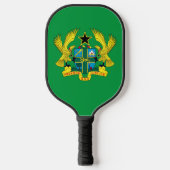 Ghana-Wappen Pickleball Schläger (Vorderseite)