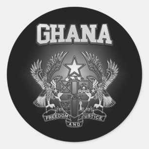Ghana-Wappen Runder Aufkleber