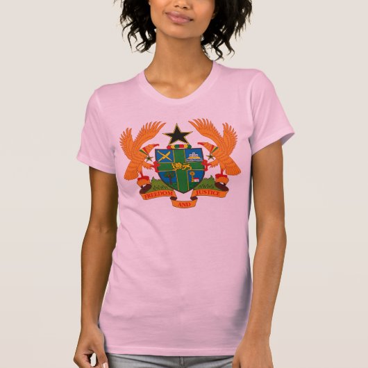 Ghana-Wappen T - Shirt (Vorderseite)