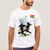 Ghana-Weltmeisterschaft 2014 T-Shirt (Vorderseite)