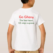 Ghana Weltmeisterschaft Fußball-T - Shirt (Rückseite)