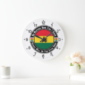 Ghana wird für jede Zuhause Große Wanduhr (Zuhause)