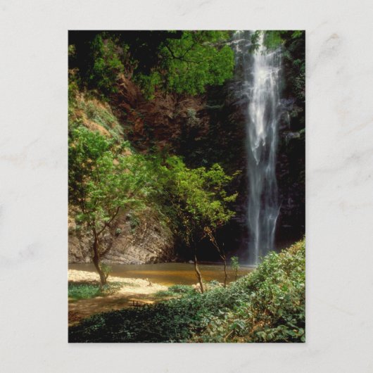Ghana: Wli Falls, alias Agumatsa Falls (Volta Fall Postkarte (Vorderseite)