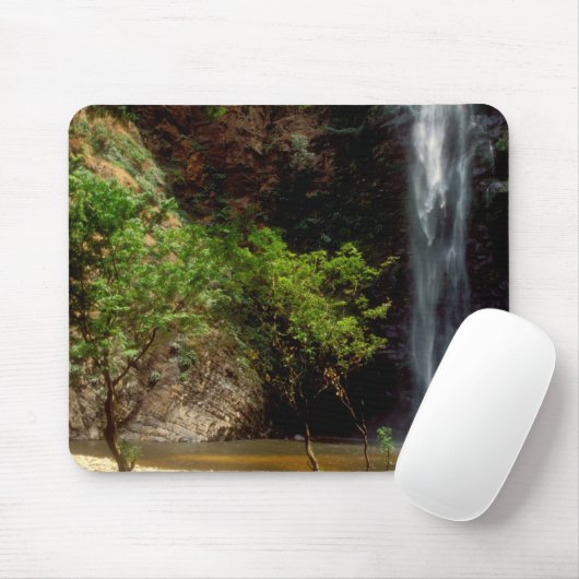 Ghana: Wli Falls, alias Agumatsa Falls (Volta) Mousepad (Mit Mouse)