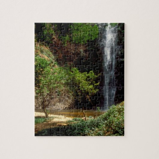 Ghana: Wli Falls, alias Agumatsa Falls (Volta) Puzzle (Vertikal)