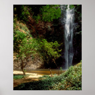 Ghana: Wli Falls, auch bekannt als Agumatsa Falls Poster