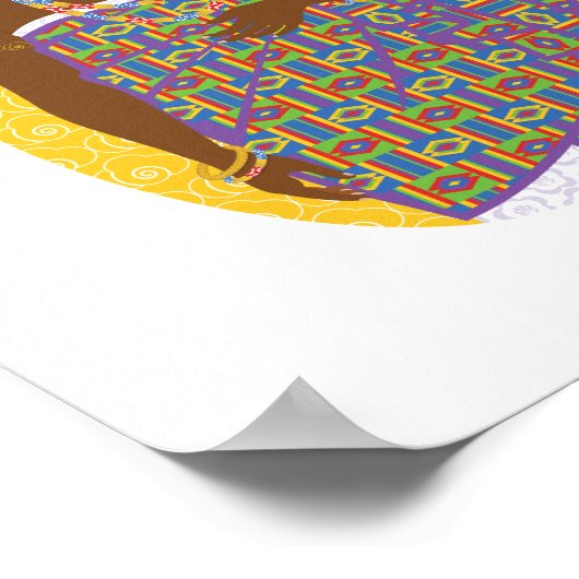 Ghanaian Matryoshka Poster (Ecke)