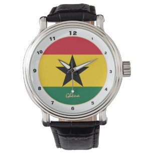 Ghanaische Flag & Ghana trendy fashion /design wat Armbanduhr