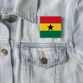 Ghanaische Flagge Button (Beispiel)