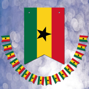 ghanaische Flagge & Party Ghana Banner / Hochzeite