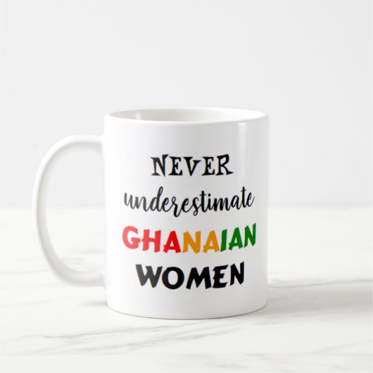 ghanaische Kaffeemaschine-Tasse Kaffeetasse (Links)
