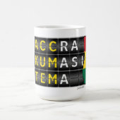 ghanaische Städte Kaffeetasse (Mittel)