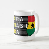 ghanaische Städte Kaffeetasse (VorderseiteRechts)
