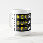 ghanaische Städte Kaffeetasse (Vorderseite Links)