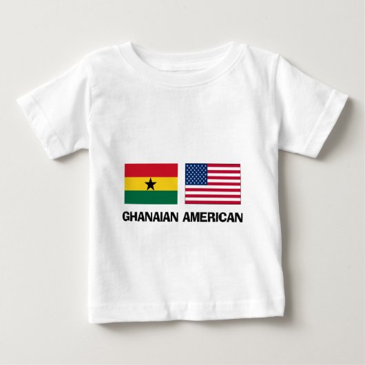 Ghanaischer Amerikaner Baby T-shirt (Vorderseite)